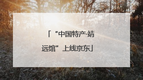 “中国特产·靖远馆”上线京东